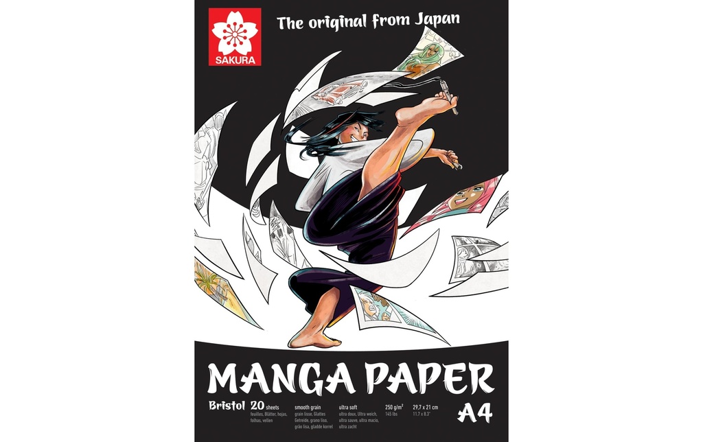 Sakura Carnet de dessin Manga A4