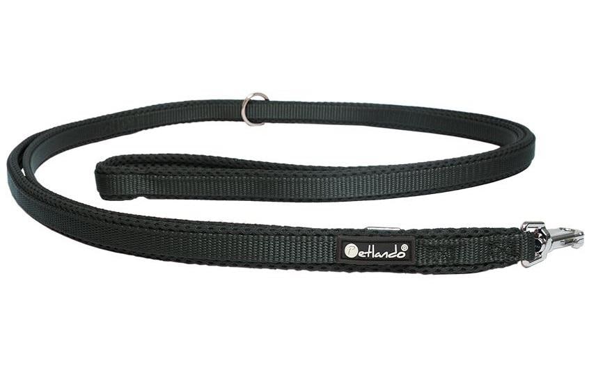 petlando Laisse de chien Mesh, 3 m, noir