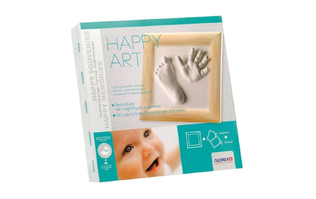 Glorex Set de modélisation Happy Art Blanc