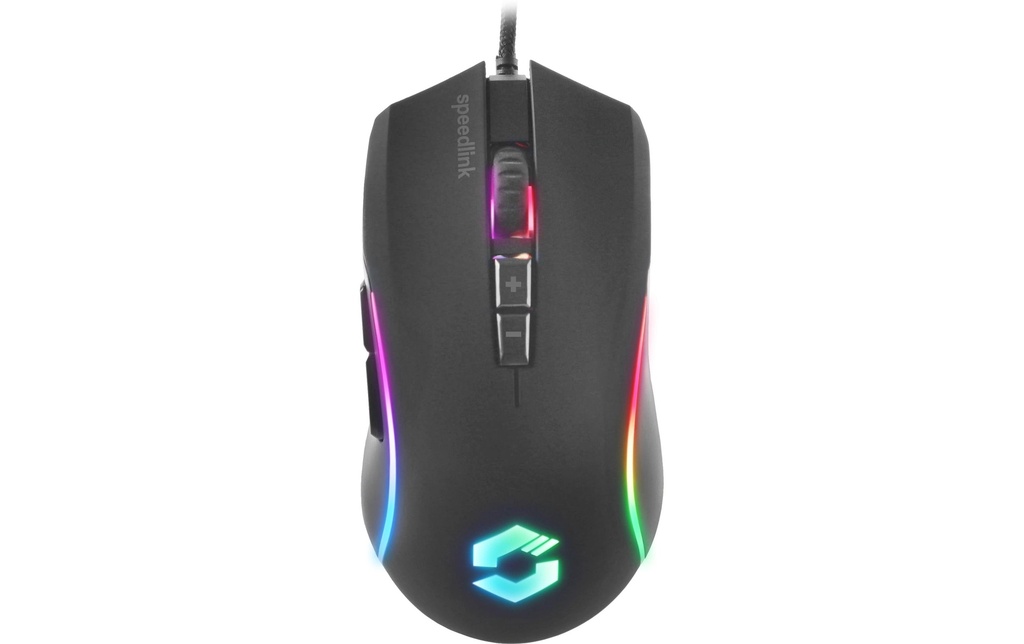 Speedlink Souris de gaming ZAVOS RGB Rubber-noir