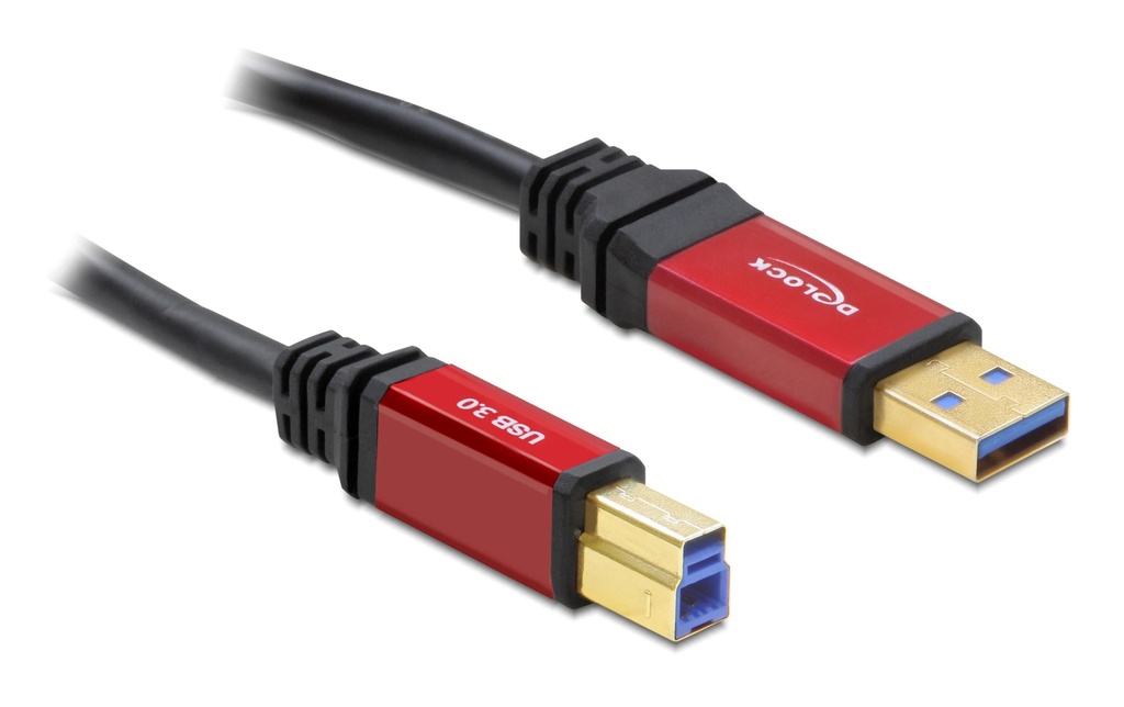 Delock Câble USB 3.0 Premium USB-A - USB-B 1 m