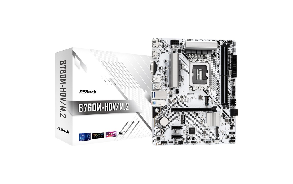 ASRock Carte mère B760M-HDV/M.2