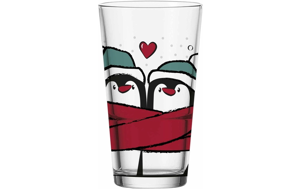 LEONARDO Verre Pingouins 6 x 330 ml, Transparent