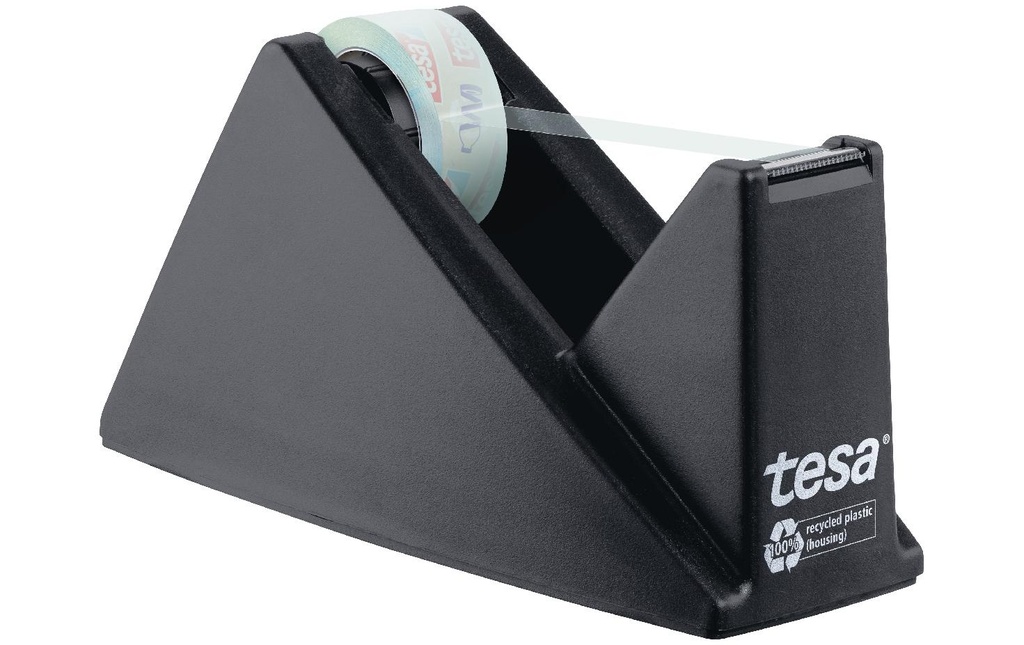 tesa Dévidoir de table Easy Cut Economy avec ruban adhésif Eco & Crystal