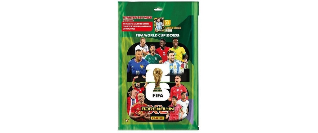 Panini Pack de cartes à collectionner Fifa World Cup 2026 Adrenalyn XL
