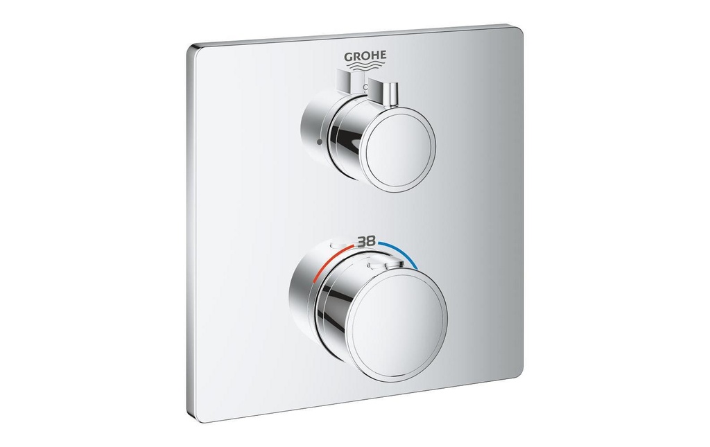 GROHE Robinetterie de douche Grohtherm 43 mm, chromé