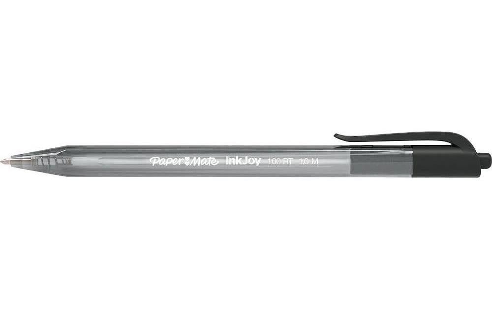 Paper Mate Stylo bille InkJoy 100 RT Noir, 1 pièce