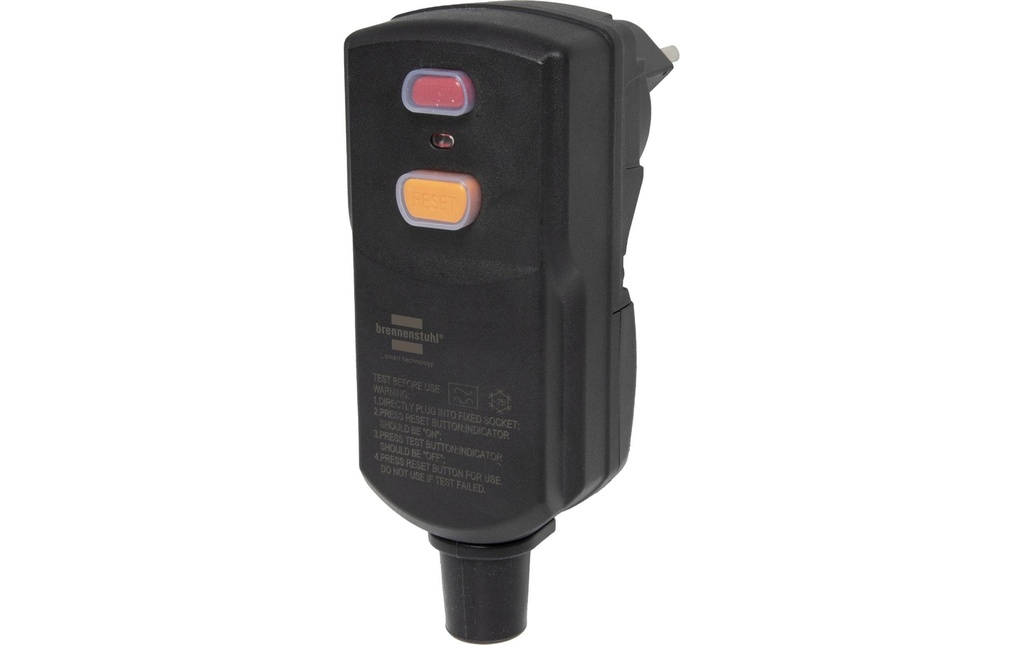 Brennenstuhl Disjoncteur intermédiaire FI 10A-30mA, type A, 230 V, IP55