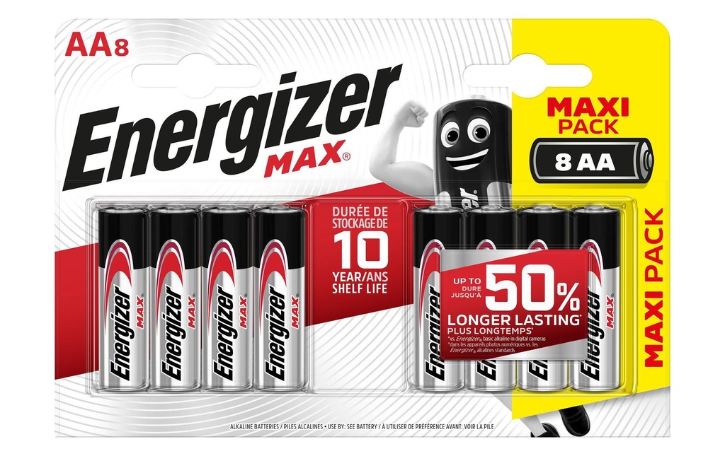 Energizer Pile MAX AA , 8 Pièce/s