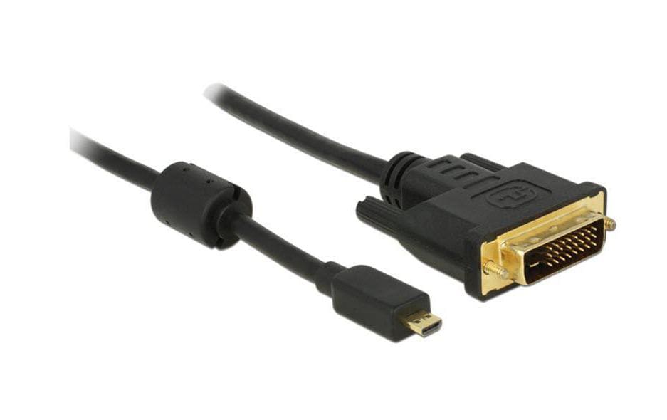 Delock Câble Micro HDMI (HDMI-D) - DVI-D, 1 m