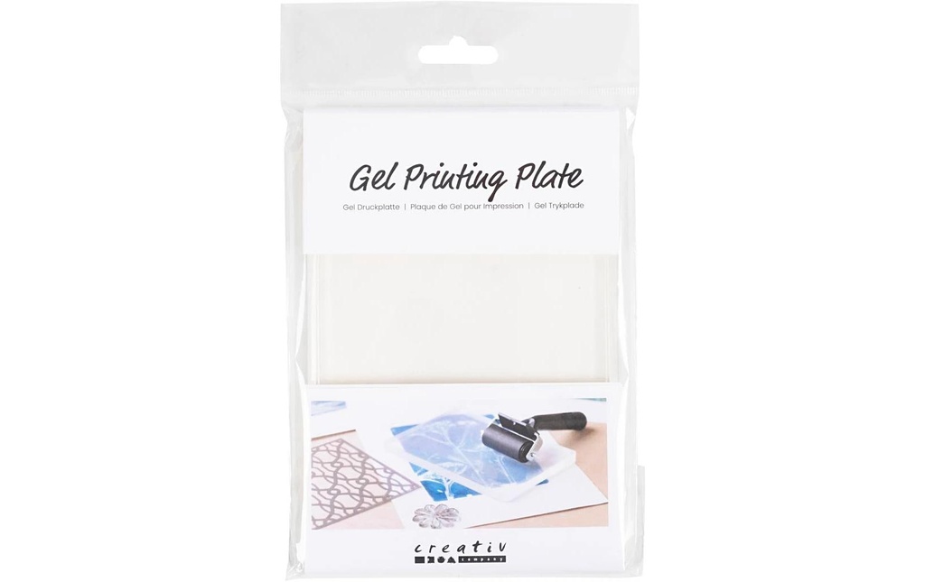 Creativ Company Accessoires pour tampons Plaque d'impression linoléum 12.7 x 17.8 cm, 10 pièces