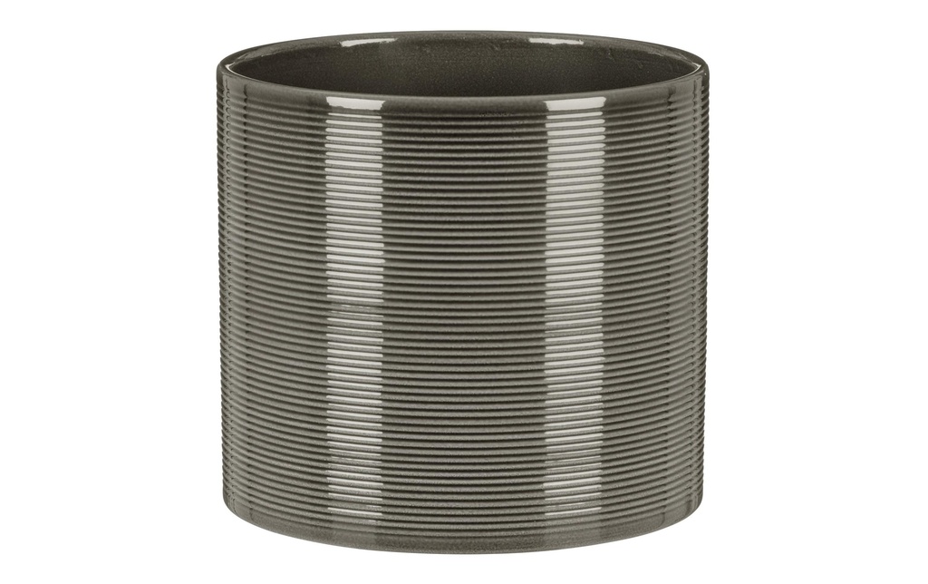 scheurich Pot de fleur Glass 28 cm, gris