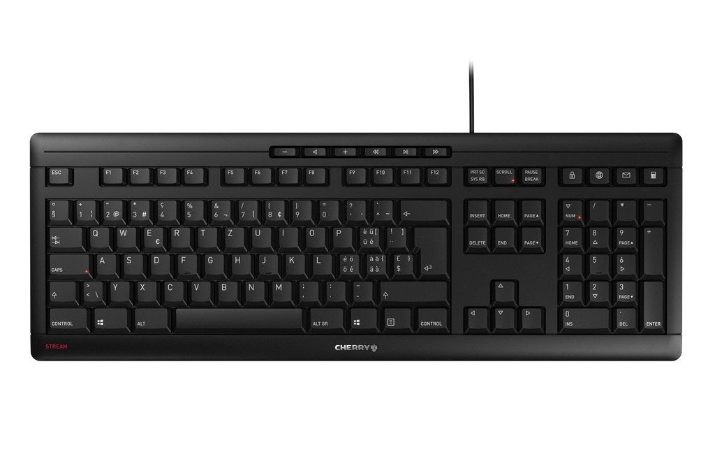 Cherry Clavier Stream CH-Layout Noir