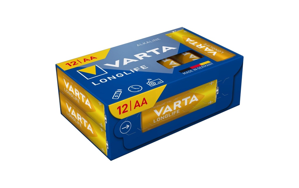 Varta Pile Longlife AA Cube , 12 Pièce/s