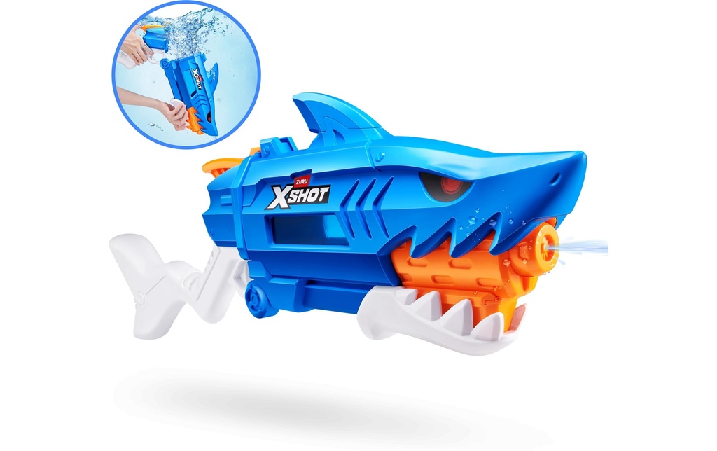 X-Shot Pistolet à eau Fast-Fill Shark Série 1