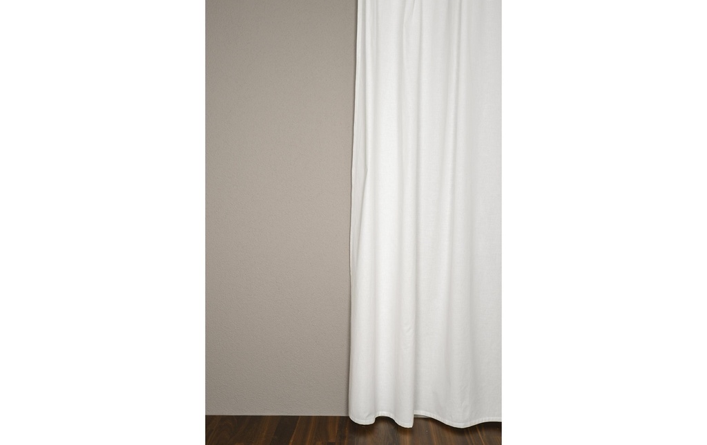 Stotz Decor AG Rideaux opaques avec boucle Inessa 140 cm x 245 cm, blanc cassé