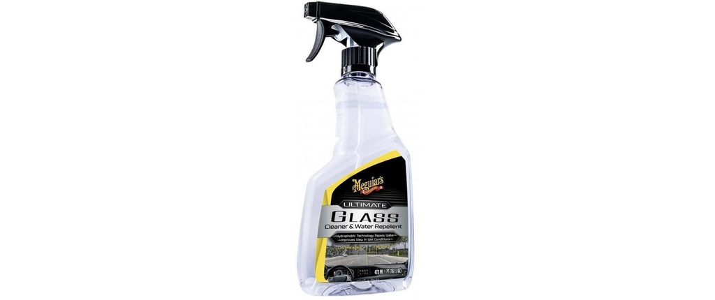 Meguiar's Detergente per vetri auto Ultimate Glass 473 ml