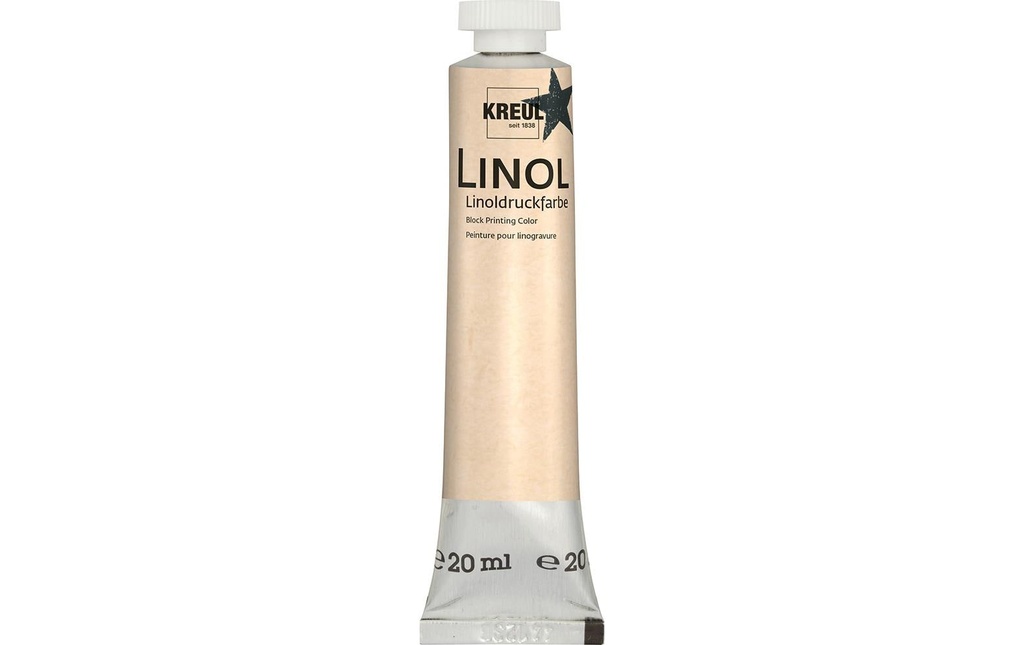 Kreul Peinture pour bricolage Encre pour linogravure Noir, 20 ml
