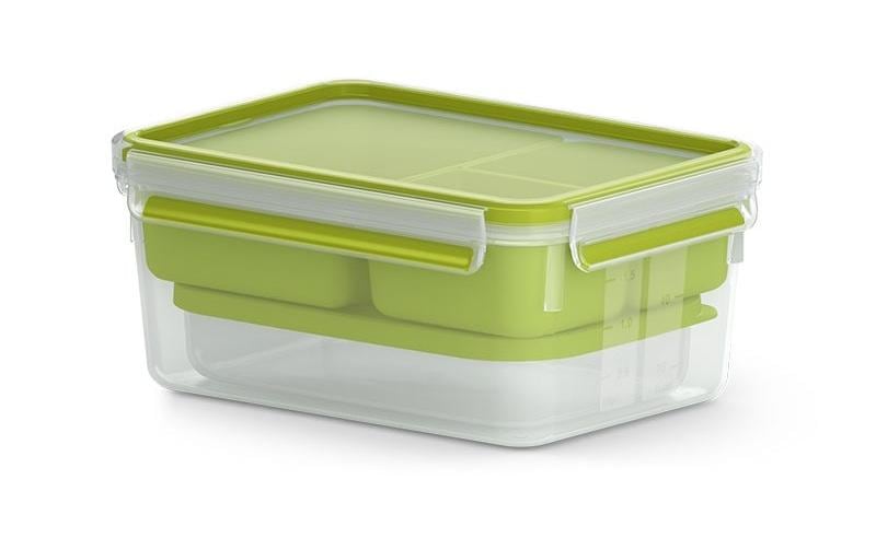 Emsa Boîte casse-croûte Clip & Go XL 2.2 l, Vert