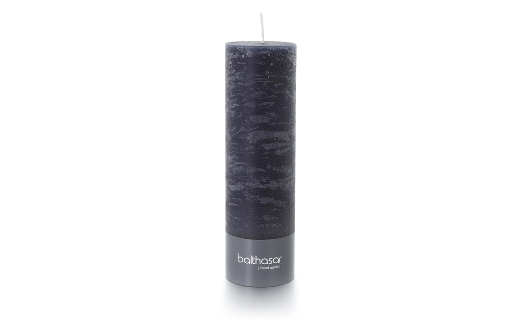 balthasar Bougie cylindrique Rustico 20 cm x 6 cm, Gris