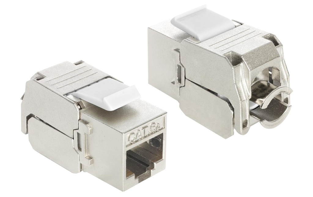 Delock Module Keystone RJ45 - LSA, Cat 6A blindé, compact