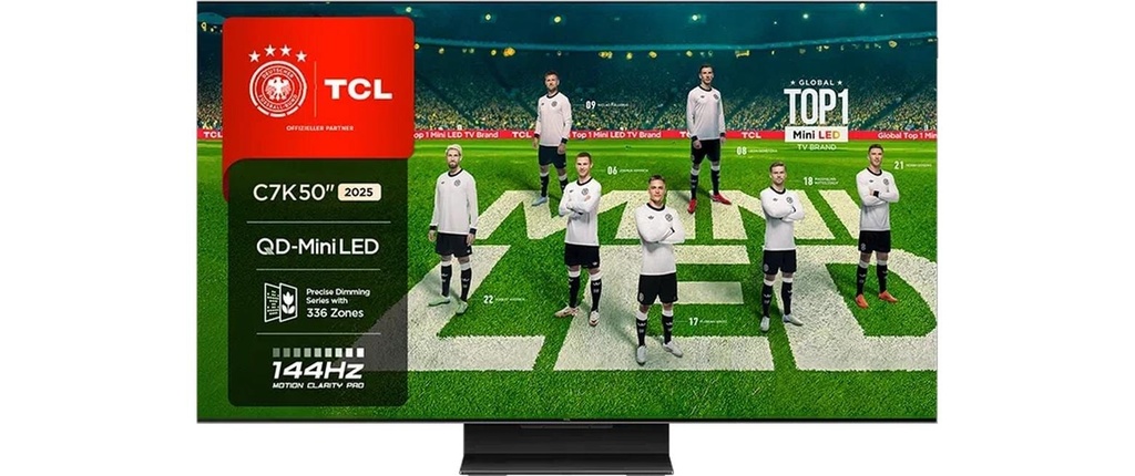 TCL TV 50C7K 50, 3840 x 2160 (Ultra HD 4K), Mini LED