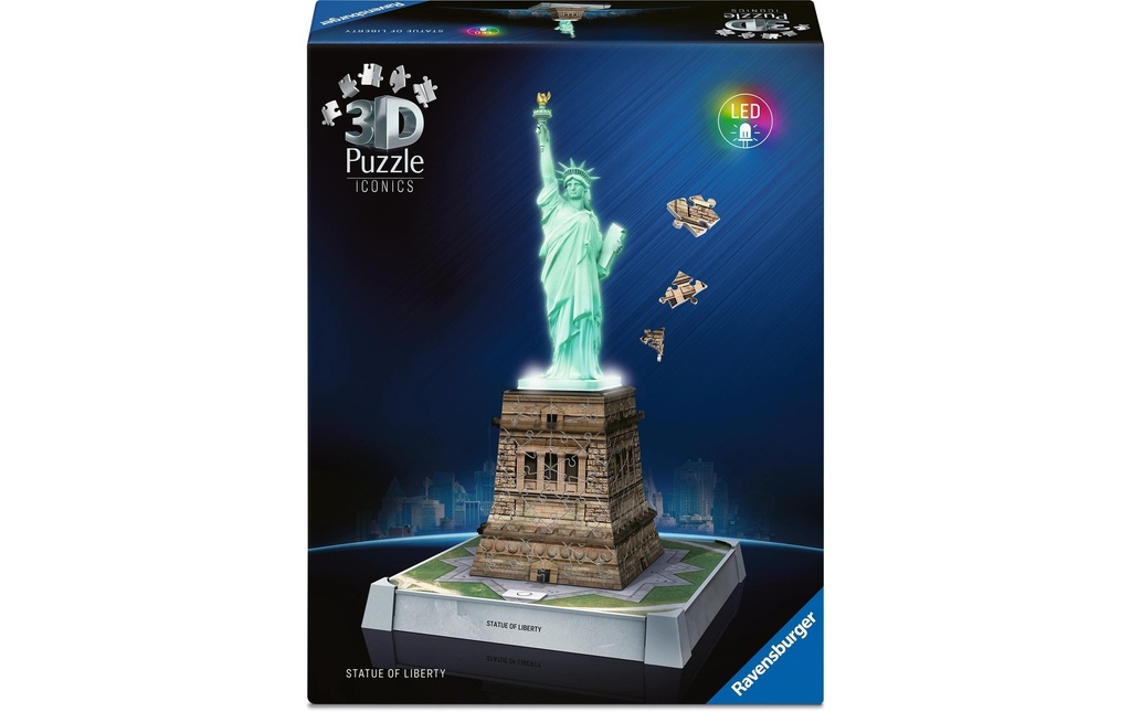 Ravensburger Iconics Statue de la Liberté w. Lumière