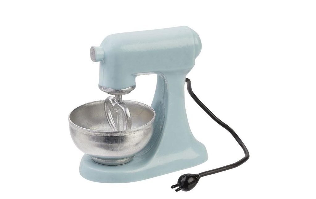HobbyFun Mini ustensiles Robot de cuisine 3 x 3 x 2 cm, bleu clair