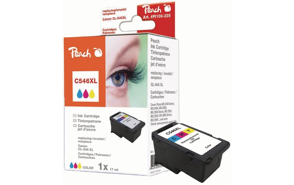 Peach Encre Canon CL-546XL Color
