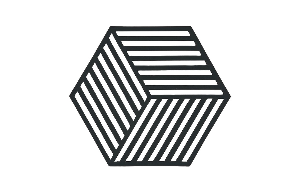 Zone Denmark Dessous de plat Hexagon Noir