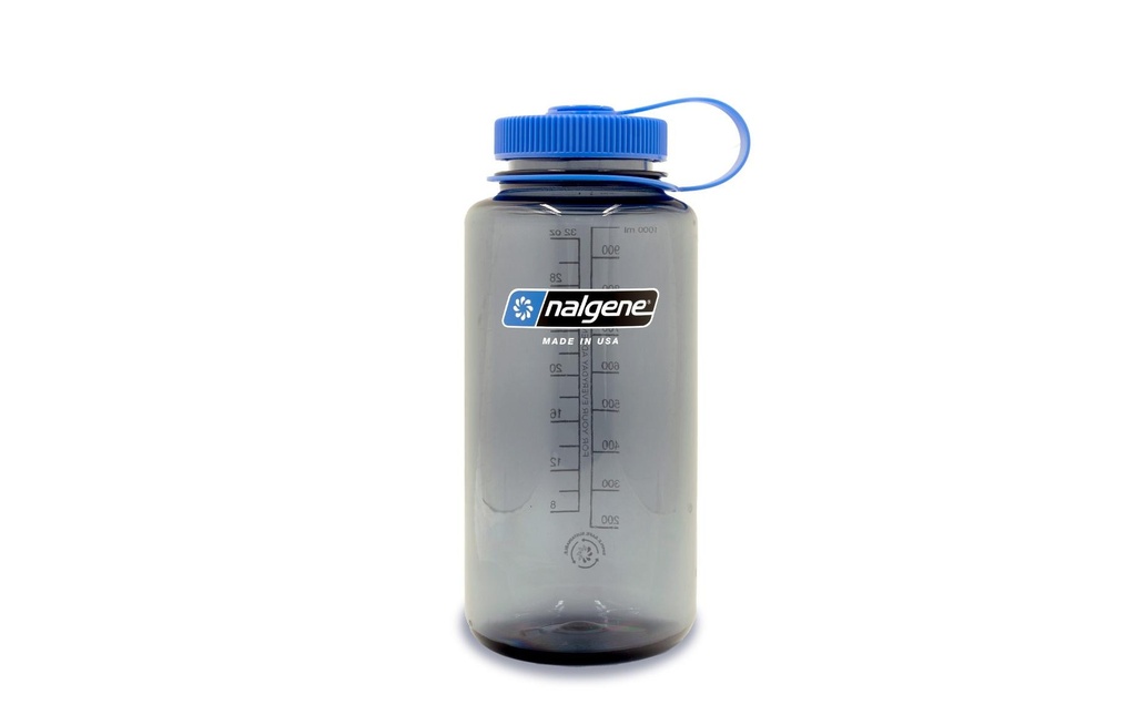 nalgene Gourde Wide Mouth Sustain 1000 ml, Gris