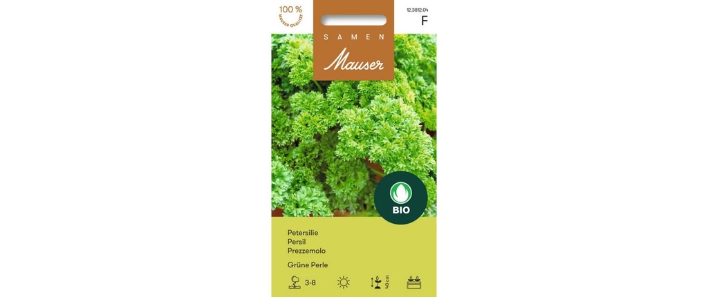 Samen Mauser Semence Bioline Persil Vert Nacré