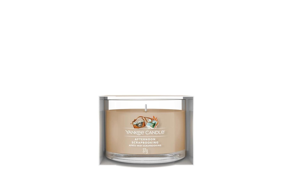 Yankee Candle Signature Bougie parfumée Afternoon Scrapbooking Signature Filled Votive