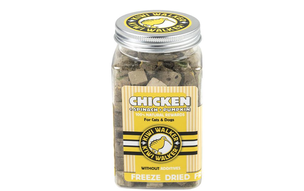 KIWI WALKER Collation Poulet, épinards & courge, 100 g