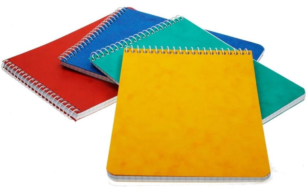 Büroline Carnet de notes 11.1 x 7.6 cm horizontal, quadrillé, assorti