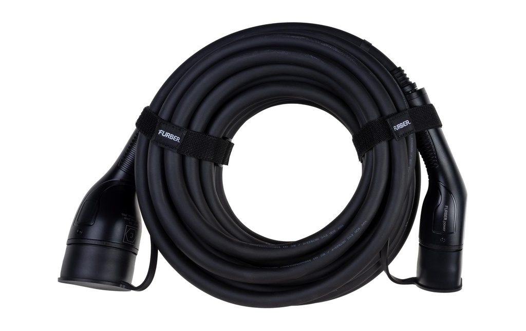 FURBER.power Câble de chargement FREYJA type 2 22 kW 12 m