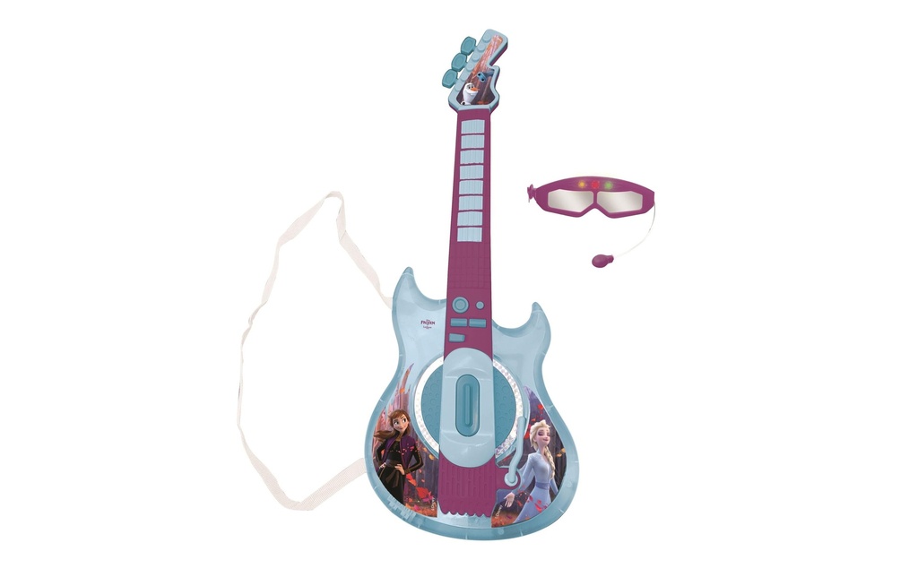 Lexibook Instrument de musique Disney Frozen Guitare électronique