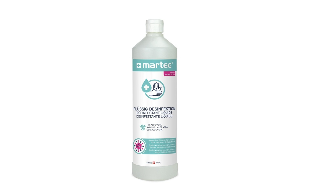 MARTEC Désinfect.pr.mains Refill 1l (1000 pces)