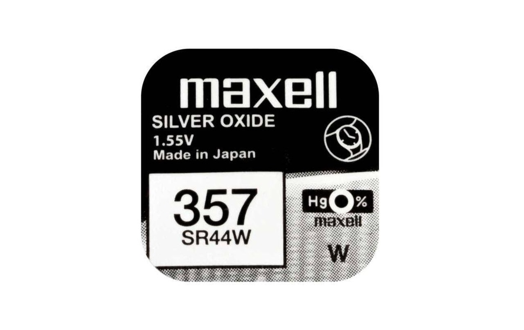 Maxell Europe LTD. Pile bouton 357 SR44W , 10 Pièce/s