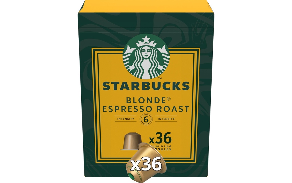 Starbucks Capsules de café Blonde Espresso Roast 36 pièce