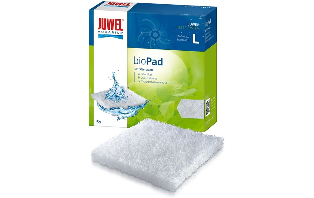 Juwel Ouate de filtration bioPad L 5 pièces