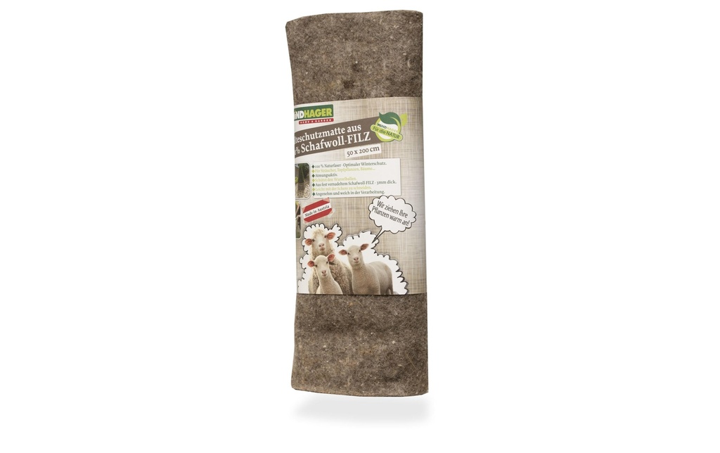 Windhager Tapis en laine de mouton 200 x 50 cm