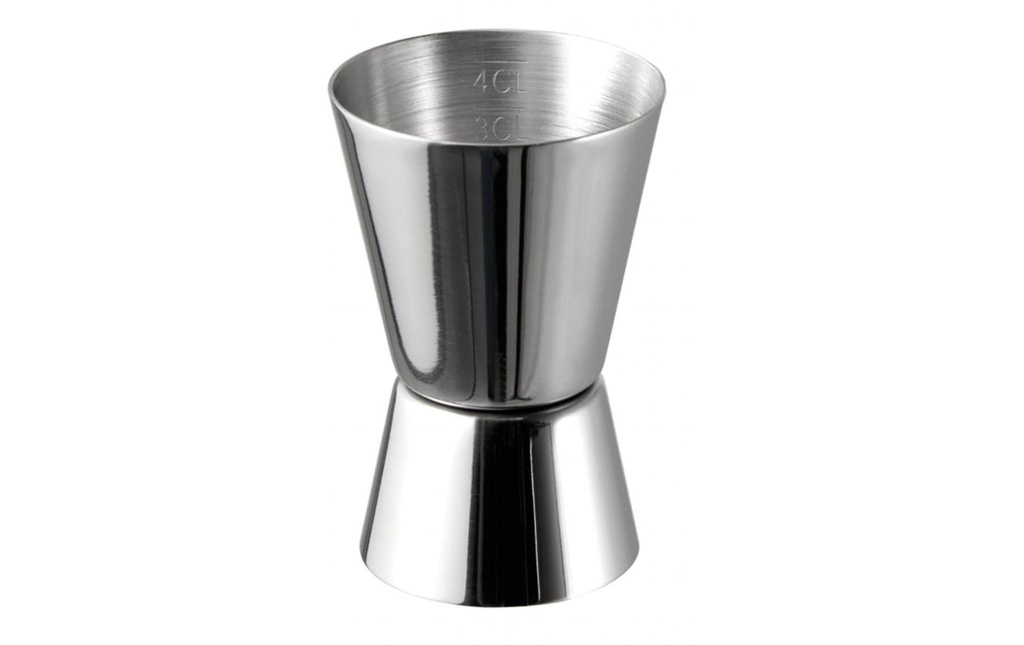 APS Double mesure à cocktail 40/20 ml, argent