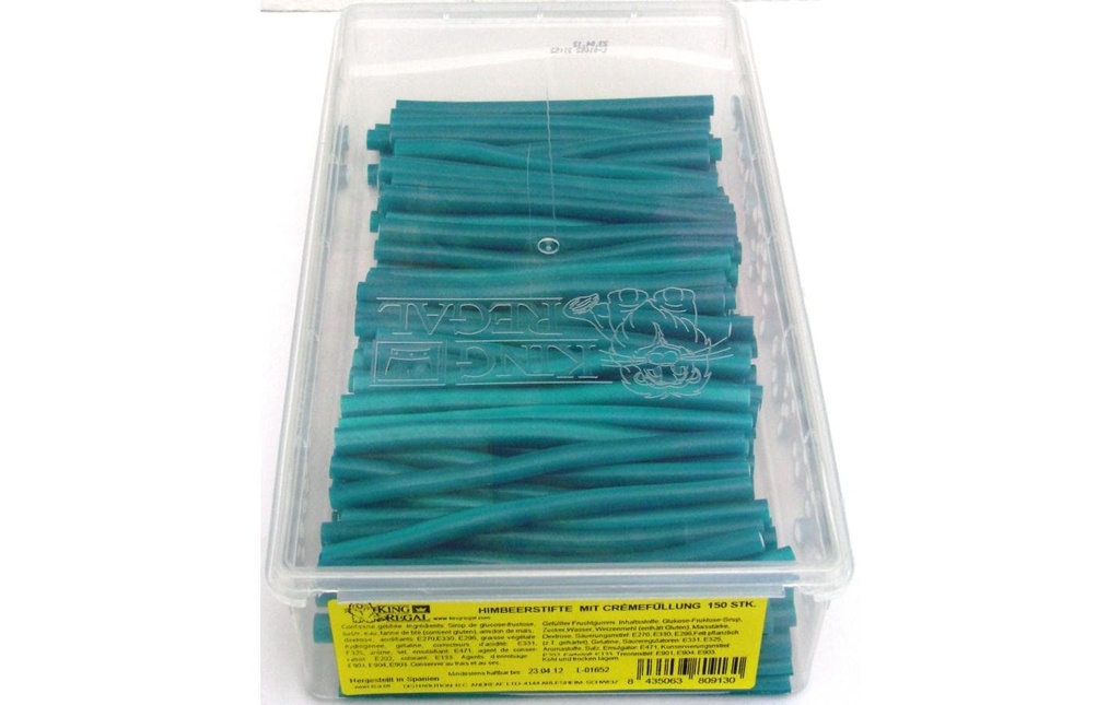 King Regal Bonbons gommeux Bâtonnets de framboises 150 pièces