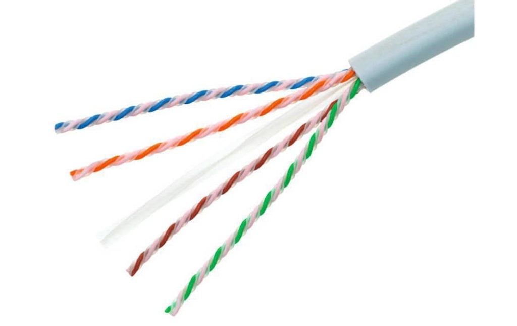 R&M Câble de pose R809798 Cat 5e, U/UTP, 305 m, Blanc