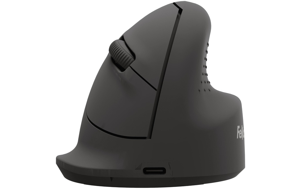 Fellowes Workplace Souris verticale Breyta Plus pour droitiers, Medium, noire