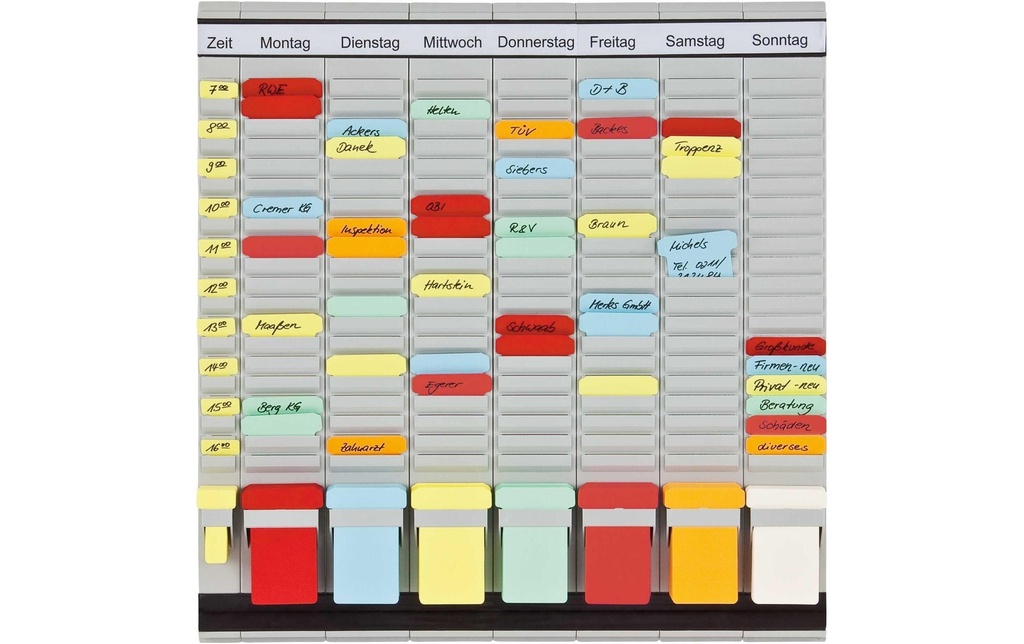 Franken Tableau de cartes T Universel 49 cm x 47.4 cm, Gris