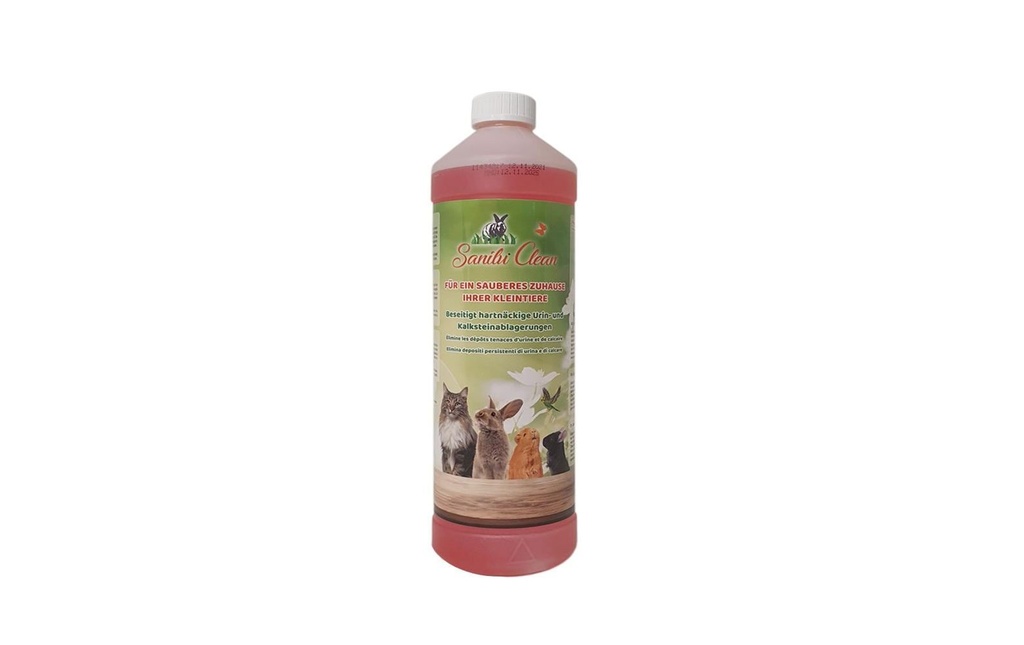 Sanilu Clean Produit de nettoyage pour petits bâtiments d'élevage 1l