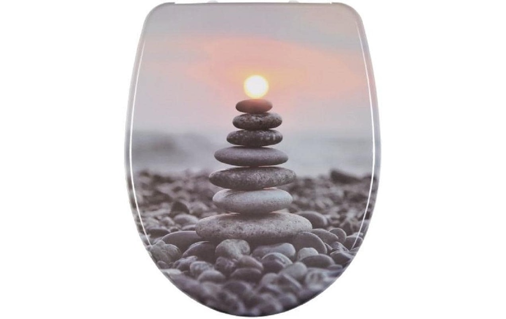 diaqua® Siège de toilette Zen Rock Duroplast