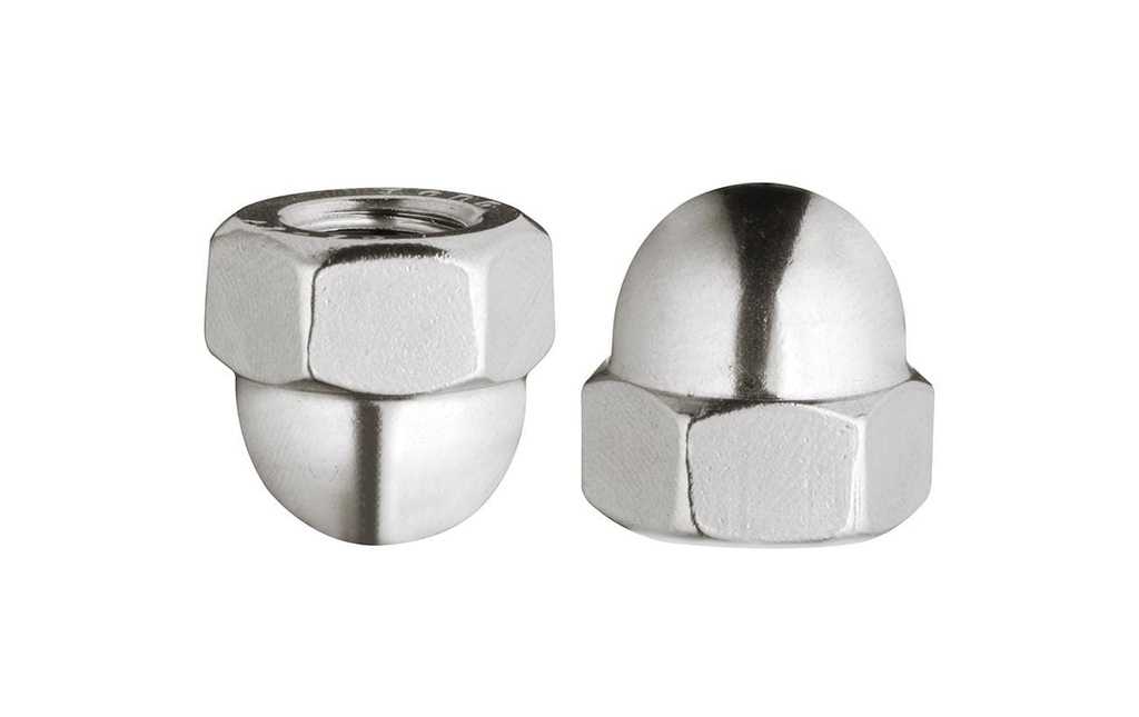 FTM Écrous borgnes Inox A2 M4, 4 pièces